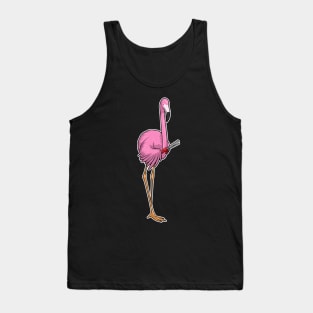 Flamingo Hairdresser Hair clip Tank Top